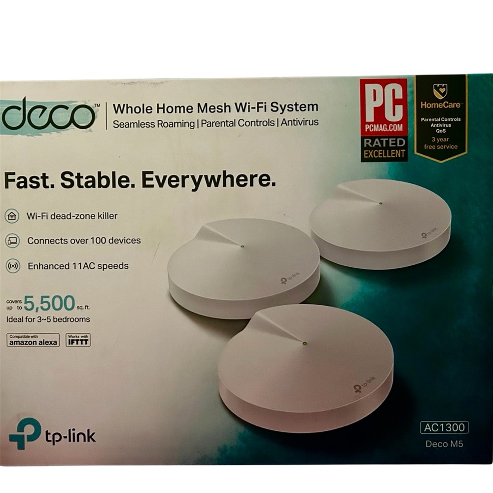New TP-Link Deco Mesh Whole Home Wi-Fi System.